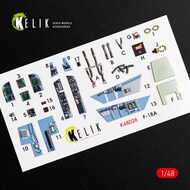  Kelik 3D Decals  1/48 McDonnell-Douglas F/A-18A 'Hornet' interior 3D decals (designed to be used with Kinetic kits) K3D48028