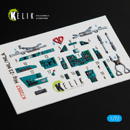  Kelik 3D Decals  1/72 Mikoyan MiG-23ML/MiG-23MLA interior 3D decals K3D72057