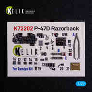 3D Detail Set - P-47D Thunderbolt Razorback (TAM kit) #K3D72202