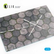  Kelik 3D Decals  1/72 Hexagonnal concrete plates for Aircraft and Helicopters Base - Acrylic 3 mm OUT OF STOCK IN US, HIGHER PRICED SOURCED IN EUROPE KS72004