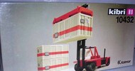Kalmar Container Lift Truck & 3 20' Containers #KHO10432