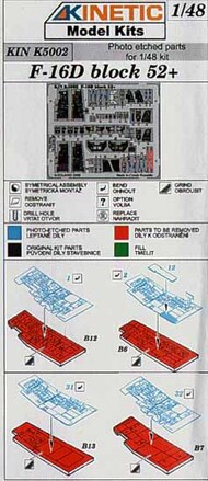  Kinetic Models  1/48 Lockheed-Martin F-16N Block 52+ Details OUT OF STOCK IN US, HIGHER PRICED SOURCED IN EUROPE KIN5002