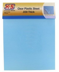  KnS  NoScale .030x8.5"x11" Clear Plastic Sheet (2/bag) KNS1310