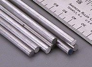  KnS  NoScale 3/16"x12" Solid Aluminum Rod (1) KNS83044