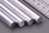  KnS  NoScale 3/8"x12" Solid Aluminum Rod (1) KNS83047