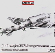  Kora Models  1/72 Junkers Ju.86K-2 Hungarian Part 1 (ITA) KOC72024