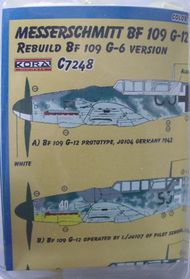  Kora Models  1/72 Messerschmitt Bf.109G-12 #4 (L/W G-6 Based) KOC72048