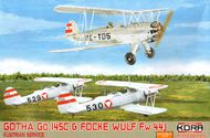 Gotha Go.145A & Focke-Wulf Fw.44J Austrian Se #KOPK72068