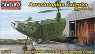  Kora Models  1/48 Aerostatoplane Zhuchenko experimental Yugoslavian V-STOL KORA48003