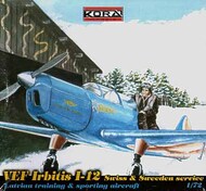  Kora Models  1/72 VEF Irbitis I-12 Swiss and Swedish service KORA72112