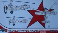  Kora Models  1/72 TSAGI A-7 Agrogiro AND TSAGI A-8 Soviet autogyros DOUBLE KIT! KORA72144