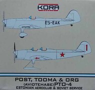 PTO-4 Estonian Aeroclub & Soviet Service #KORA72211