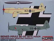  Kora Models  1/72 Benes-Mraz Be-50 Beta Minor (German Service) KORA72226