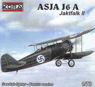 ASJA J6 A Jaktfalk II wheels Swedish fighter/Finnish decal #KORA7232