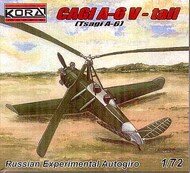  Kora Models  1/72 CAGI-A-6 Autogyro V tail KORA7242