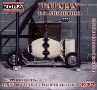  Kora Models  1/72 'Fat Man' U.S. atomic bomb and transporter KORA7277
