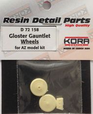 Wheels for Gloster Gauntlet (designed to be used with AZ Model kits) #KORAD72158