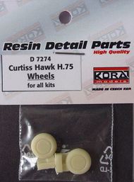 Wheels for Curtiss Hawk H-75 (for all kits) #KORAD7274