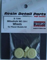  Kora Models  1/72 Wheels for Mitsubishi MC-20-I (designed to be used with Planet Models kits) [Mitsubishi Ki-57 'Topsy'] KORAD7290
