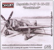  Kora Models  1/72 P-47G-15-CU 'Doublebolt' two seat Thunderbolt KOC72003