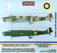  Kora Models  1/72 Junkers Ju.86K-1 South African Air Force Part KOC72053