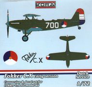 Fokker C.X Early (Dutch service) (designed to be used with AZ Model kits) #KORC7254