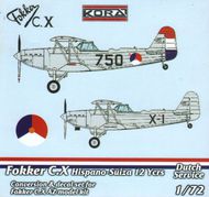  Kora Models  1/72 Fokker C.X HS Engine (Dutch Service) KORC7256