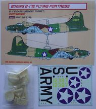  Kora Models  1/72 Boeing B-17E Detail set & decal (US Army) III. (designed to be used with Academy, Hasegawa and Revell kits) KORCS7230