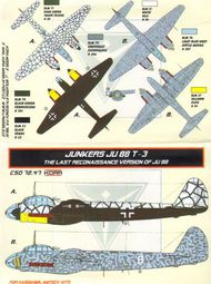 Junkers Ju.88 T-3 Conversion set & decal (designed to be used with Hasegawa and Amtech kits) #KORCS7247