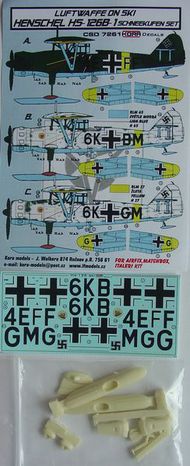 Henschel Hs.126B-1 Ski (designed to be used with Airfix and Italeri kits) #KORCS7261