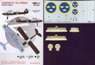  Kora Models  1/48 Fieseler Fi.156S-14 'Storch' (Swedish Service) with skis and wheels (designed to be used with Esci and Tamiya kits)[Fi 156C] KORD4803