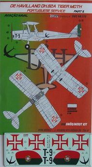  Kora Models  1/48 de Havilland DH.82/DH.82A Tiger Moth(Portuguese Service) (designed to be used with SMER and now can be used with Airfix 2019 release kits) Pt.II KORD48119