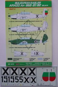 Arado Ar.96B-1/Ar.96B-2 Sojka (Bulgarian Eagles) WAS 9.99. TEMPORARILY SAVE 1/3RD!!! #KORD4878