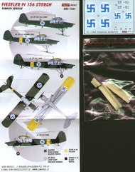 Kora Models  1/72 Fieseler Fi.156C-3 'Storch' in Finnish service. Includes resin parts (designed to be used with Academy, Heller and SMER kits) KORD7201