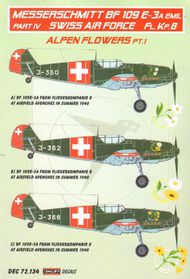  Kora Models  1/72 Messerschmitt Bf.109E-3A Emil Part IV (Swiss Air Force ) KORD72134
