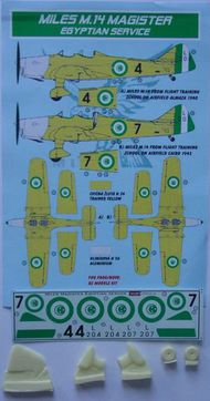  Kora Models  1/72 Miles M.14 Magister (Egyptian Service) (designed to be used with Frog/Novo and RS Models kits) KORD72151