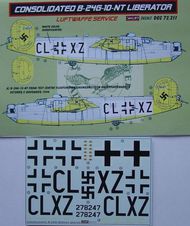  Kora Models  1/72 Consolidated B-24G-10-NT Luftwaffe (designed to be used with Academy, Minicraft and Hasegawa kits) KORD72211