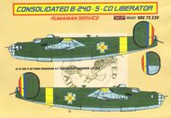Consolidated B-24D-5-CO Romanian Service (designed to be used with Academy, Minicraft and Hasegawa kits) #KORD72220