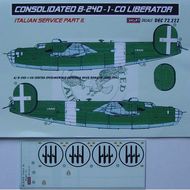  Kora Models  1/72 Consolidated B-24D-1-CO Italian Pt.II (designed to be used with Academy, Minicraft and Hasegawa kits) KORD72222