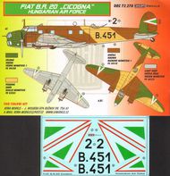 Fiat BR.20 CICOGNA (Hungarian AF) (designed to be used with Italeri kits) #KORD72278