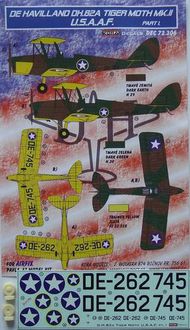 de Havilland DH.82A Tiger Moth Mk.II USAAF Part 1 (designed to be used with Airfix, Pavla Models and AZ Model kits) #KORD72306