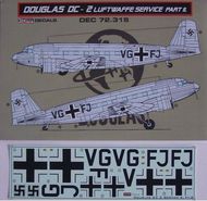 Douglas DC-2 Luftwaffe Part II (designed to be used with MPM kits) #KORD72315