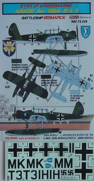 Arado Ar.196A-2/A-3 (BISMARCK) (designed to be used with Airfix, Encore, Heller and Revell kits) #KORD72329