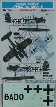  Kora Models  1/72 Arado Ar.196A-2 (Finnish Lease) (designed to be used with Airfix, Encore, Heller and Revell kits) KORD72336