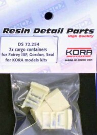  Kora Models  1/72 Cargo containers for Fairey IIIF (2 pcs.) KORDS72254