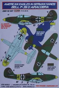  Kora Models  1/48 American Eagles in German hands Bell P-39D Airacobra KORMD48007