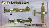 Saiman 202M Italian Co-Bellig.AF & Croatia #KORPK72093