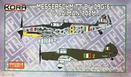  Kora Models  1/72 Messerschmitt Bf.109G-6 and Saiman 202M ANR - Double kit. KORPK72096
