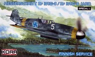 Messerschmitt Bf.109G-8/G-6 JABO Finnish Service (4x camouflage schemes) #KORPK72109