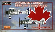 A&W SISKIN Mk.III/MK.IIIDC Canada (2-in1) #KORPK72116